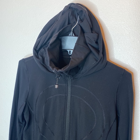 Lululemon Hooded In Stride Size 8 Zip Up Jacket - Picture 4 of 9